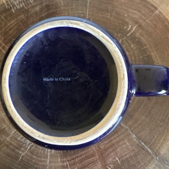 MOOSE HILLCOCK CAMPING RESORT Mug Cup Blue Speckled Campfire Coffee Adirondacks - Picture 5 of 7